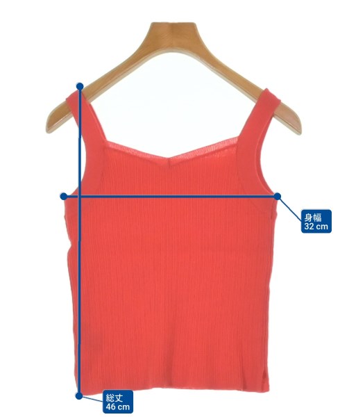 COHINA（コヒナ）タンクトップ 赤 サイズ:F レディース/2200645951042