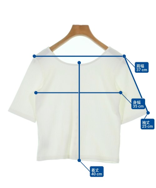 COHINA（コヒナ）Tシャツ・カットソー 白 サイズ:F レディース/2200645951066