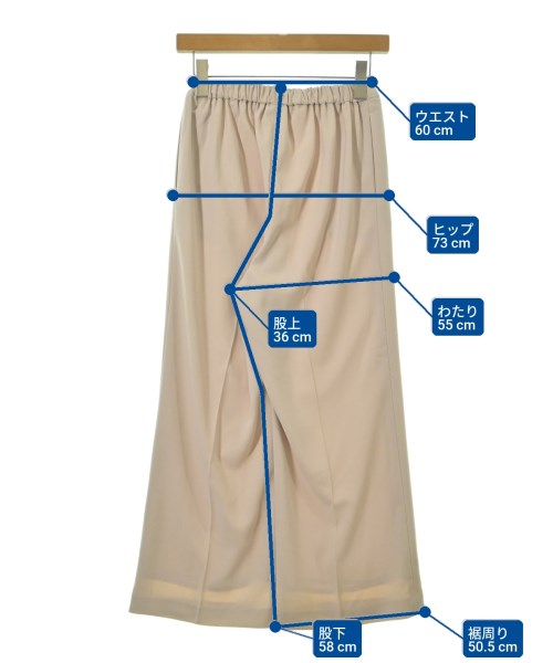 COHINA（コヒナ）スラックス ベージュ サイズ:regular(M位) レディース/2200645951134