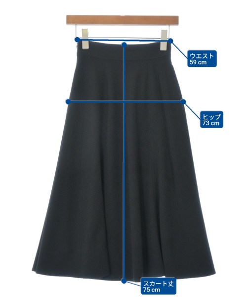 COHINA（コヒナ）ロング・マキシ丈スカート 黒 サイズ:XS レディース/2200645951233