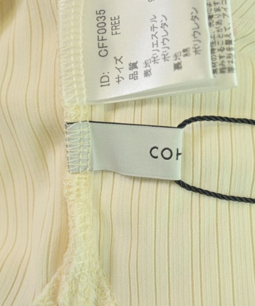 COHINA（コヒナ）タンクトップ 白 サイズ:F レディース/2200701602109
