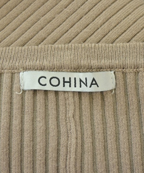COHINA（コヒナ）カーディガン ベージュ サイズ:F レディース/2200698012073