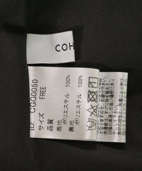 COHINA（コヒナ）ワンピース 黒 サイズ:F レディース/2200653280066