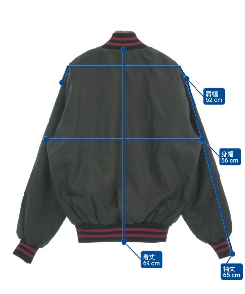 DeLong（デロング）スタジャン 黒 サイズ:L メンズ/2200675425018