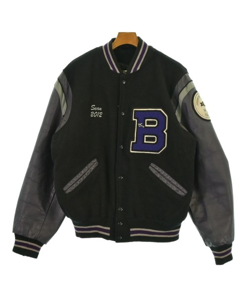 DeLong(デロング)スタジャン 黒 サイズ:L/2200654774021