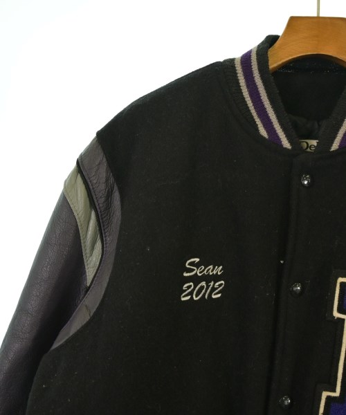 DeLong（デロング）スタジャン 黒 サイズ:L メンズ/2200654774021