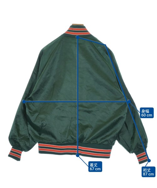 DeLong（デロング）スタジャン 緑 サイズ:M メンズ/2200649217052