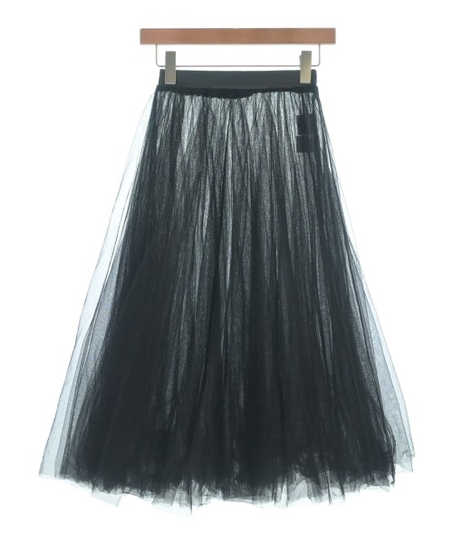 epine(エピヌ)ひざ丈スカート 黒 サイズ:F/2200670651023