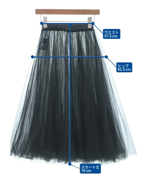 epine（エピヌ）ひざ丈スカート 黒 サイズ:F レディース/2200670651023