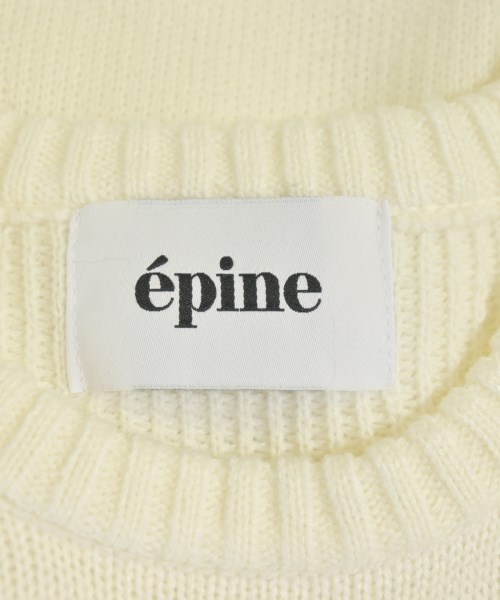 epine（エピヌ）ニット・セーター 白 サイズ:-(M位) レディース/2200682312080
