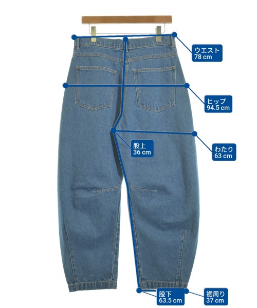 ESTHE（エステ）デニムパンツ 青 サイズ:-(XL位) レディース/2200633074012