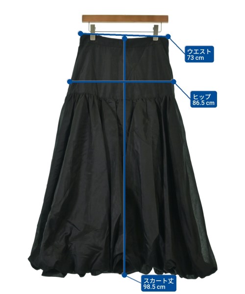 ESTHE（エステ）ロング・マキシ丈スカート 黒 サイズ:-(L位) レディース/2200633074029
