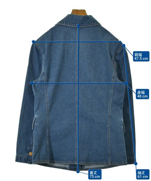 ESTHE（エステ）カジュアルジャケット 紺 サイズ:F レディース/2200633074043