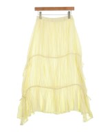 ESTHE（エステ）ロング・マキシ丈スカート 黄 サイズ:-(S位) レディース/2200633447014