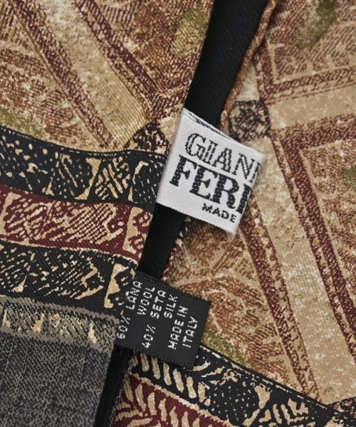 GIANMARIA FERRARA（ジャンマリアフェラーラ）ストール ベージュ サイズ:- メンズ/2200611767110