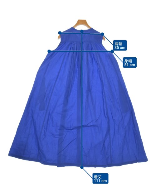 HUIS（ハウス）シャツワンピース 青 サイズ:F レディース/2200629289192