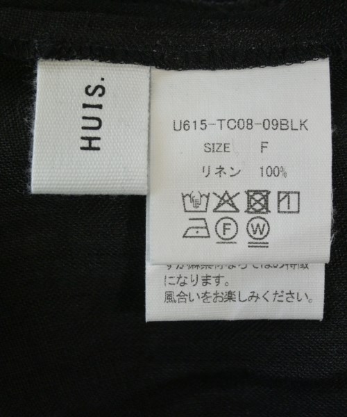 HUIS（ハウス）ブラウス 黒 サイズ:F レディース/2200639780191
