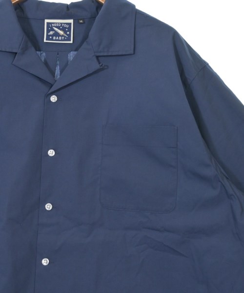 I Need You Baby（アイニーヂューベイべー）カジュアルシャツ 紺 サイズ:M メンズ/2200616372081
