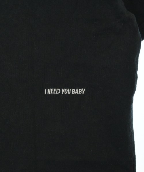 I Need You Baby（アイニーヂューベイべー）Tシャツ・カットソー 黒 サイズ:XL メンズ/2200645350111