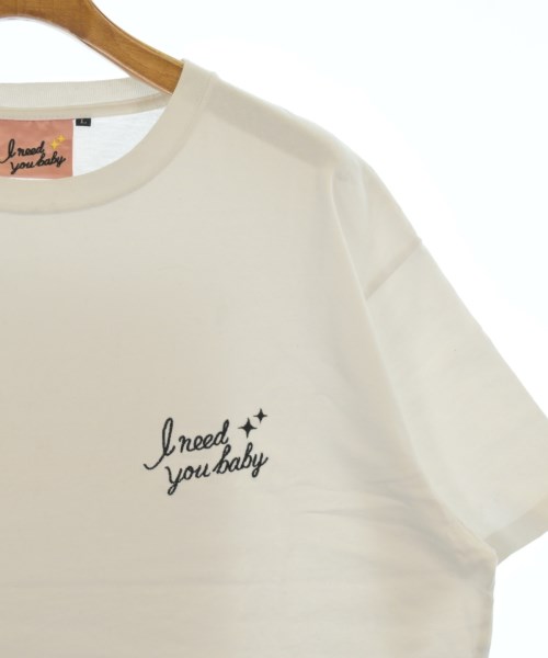 I Need You Baby（アイニーヂューベイべー）Tシャツ・カットソー 白 サイズ:L メンズ/2200645350128