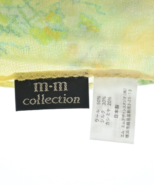 m.m collection（エムエムコレクション）ストール 黄 サイズ:- レディース/2200701108038