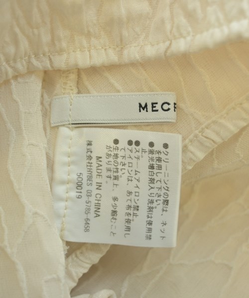 MECRE（メクル）ブラウス 白 サイズ:F レディース/2200604153067