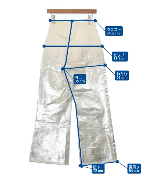 MECRE（メクル）デニムパンツ 白 サイズ:M レディース/2200674405011