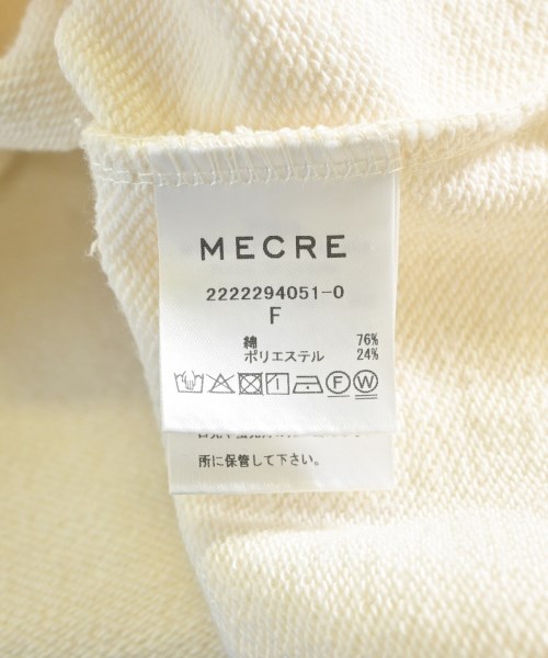 MECRE（メクル）パーカー 白 サイズ:F レディース/2200658280030