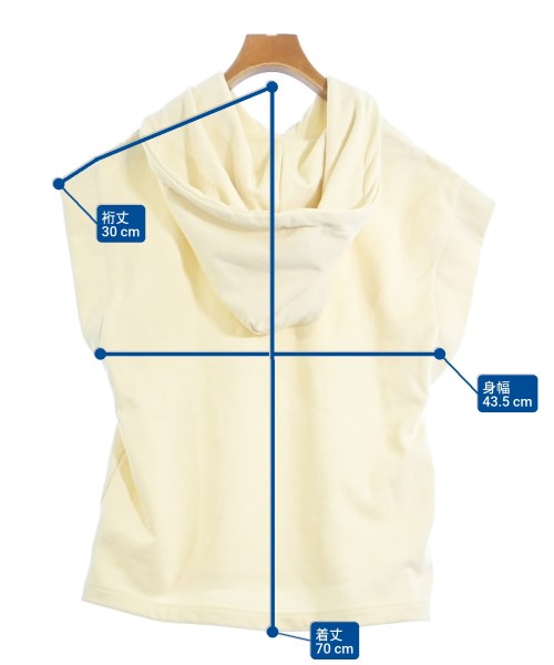 MECRE（メクル）パーカー 白 サイズ:F レディース/2200658280030