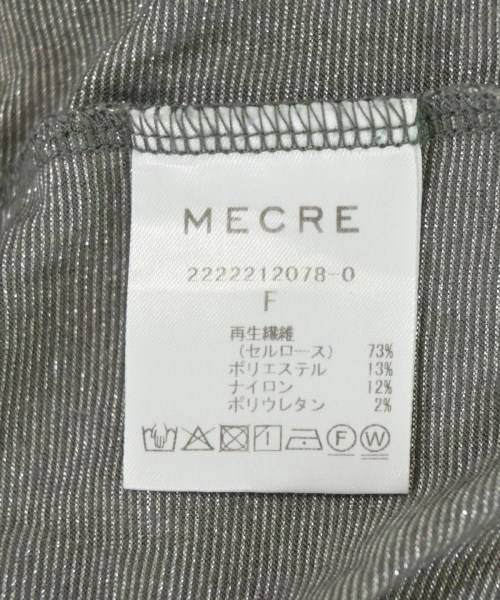 MECRE（メクル）Tシャツ・カットソー グレー サイズ:F レディース/2200709221524