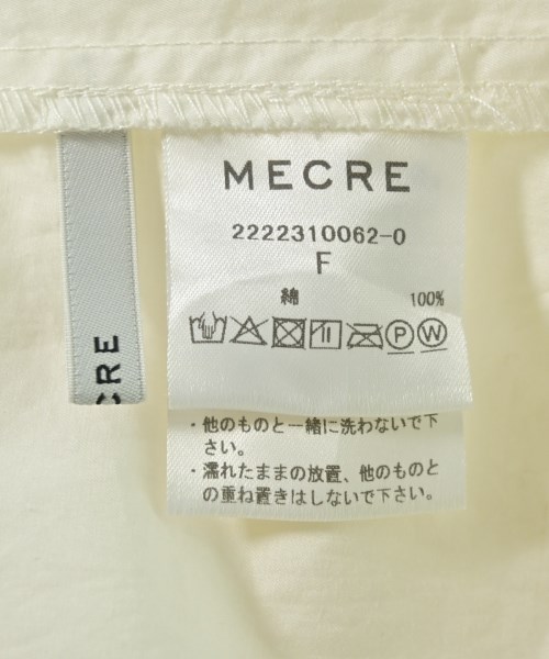 MECRE（メクル）ワンピース 白 サイズ:F レディース/2200708026052