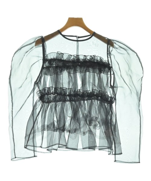 MECRE(メクル)ブラウス 黒 サイズ:F/2200665829017