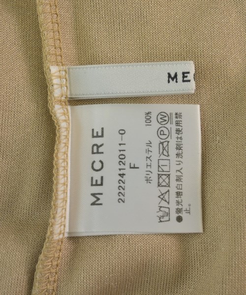 MECRE（メクル）Tシャツ・カットソー ゴールド サイズ:F レディース/2200665829024