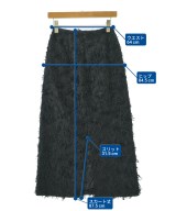 MECRE（メクル）ロング・マキシ丈スカート 黒 サイズ:S レディース/2200665829031