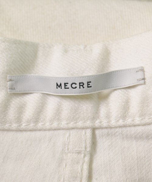 MECRE（メクル）デニムパンツ 白 サイズ:S レディース/2200731358045