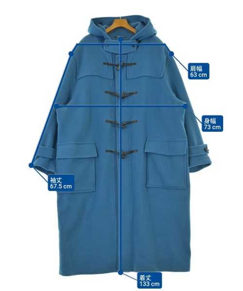 MONTGOMERY WARD（モンゴメリーワード）ダッフルコート 青 サイズ:4(XL位) メンズ/2200685213735
