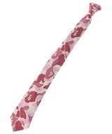 MR.BATHING APE（ミスターベイシングエイプ）ネクタイ ピンク サイズ:F メンズ/2200640650322