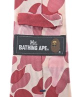 MR.BATHING APE（ミスターベイシングエイプ）ネクタイ ピンク サイズ:F メンズ/2200640650322
