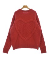 NKNIT（ンニット）ニット・セーター 赤 サイズ:0(XS位) レディース/2200668187015