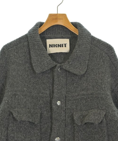 NKNIT（ンニット）カーディガン グレー サイズ:2(M位) メンズ/2200649400027