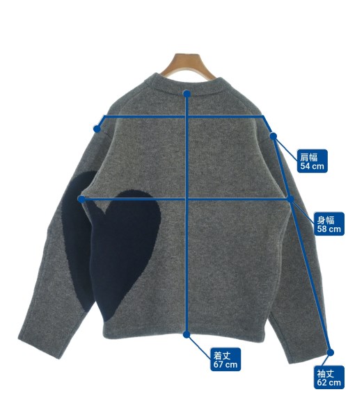 NKNIT（ンニット）ニット・セーター グレー サイズ:-(M位) メンズ/2200632998029