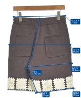NKNIT（ンニット）ショートパンツ 茶 サイズ:2(M位) レディース/2200664321147