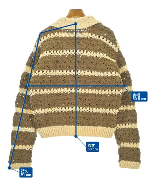 NKNIT（ンニット）その他 茶 サイズ:2(M位) レディース/2200664321338