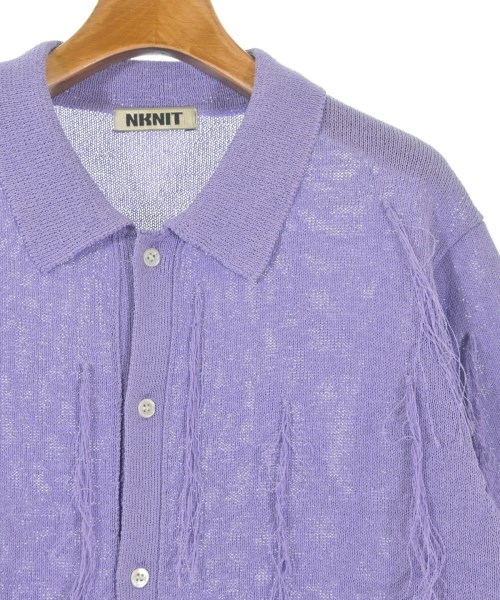 NKNIT（ンニット）カーディガン 紫 サイズ:2(M位) レディース/2200664321451