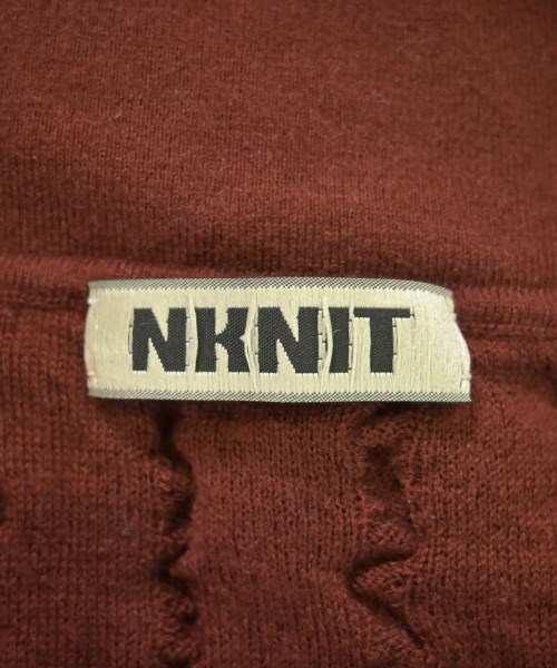 NKNIT（ンニット）カーディガン 赤 サイズ:0(XS位) メンズ/2200735597044