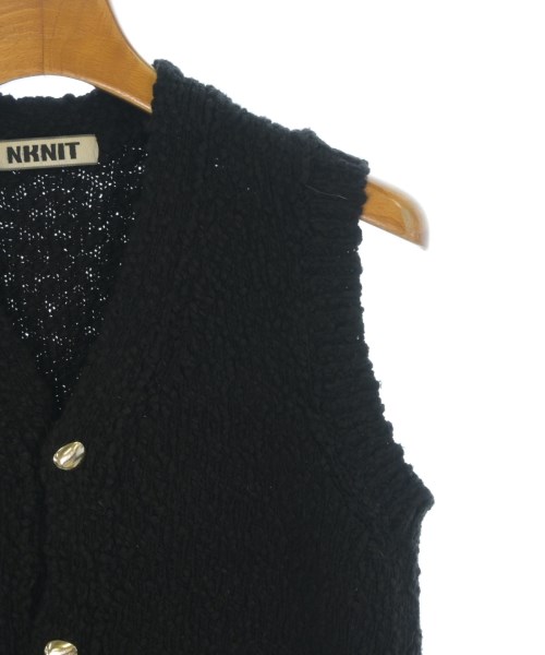 NKNIT（ンニット）ベスト 黒 サイズ:0(XS位) レディース/2200736432054