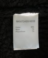 NKNIT（ンニット）ベスト 黒 サイズ:0(XS位) レディース/2200736432054