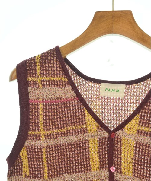 PAMM（パム）ベスト 茶 サイズ:F レディース/2200624829065