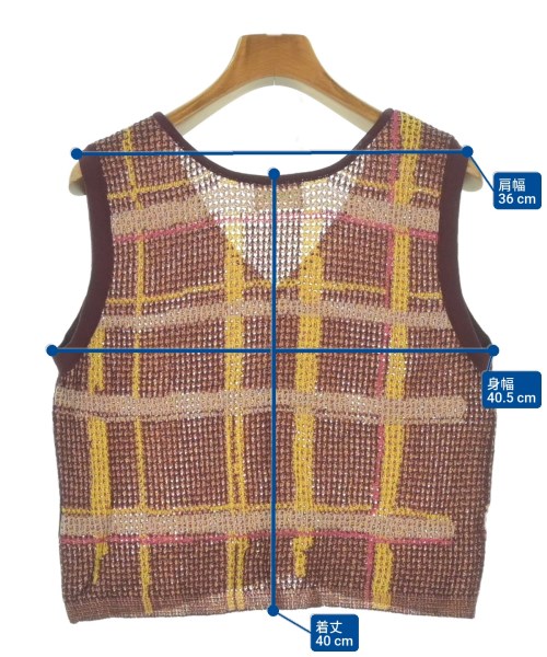 PAMM（パム）ベスト 茶 サイズ:F レディース/2200624829065