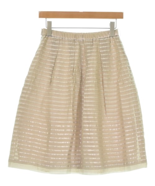 PRIMATTIVO HANAE MORI SPORTS（プリマティーボハナエモリスポーツ）ひざ丈スカート ベージュ サイズ:38(S位) レディース/2200625190010